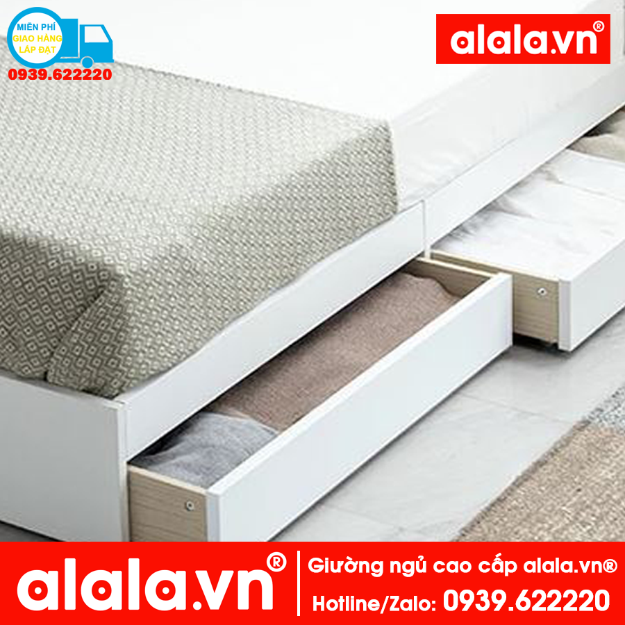 Giường ngủ 1m6 x 2m ALALA cao cấp - Thương hiệu alala.vn - ALALA28