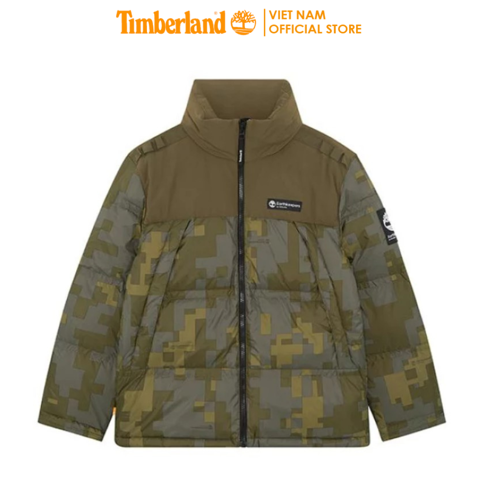 TIMBERLAND Áo Khoác Mùa Đông Nam EK Raeburn Pinnacle Oversized Puffer Digi Camo AOP TB0A25K3C0