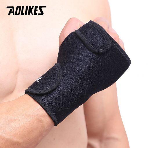 Băng nẹp bong gân cổ tay Chính Hãng Aolikes AL1676 1676 Hỗ trợ chấn thương tay tập Gym