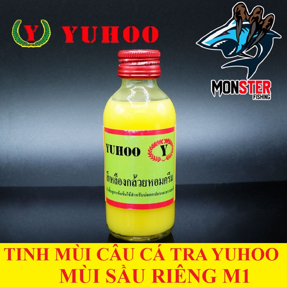 [CỰC NHẠY] COMBO 2 CHAI tinh mùi câu cá tra thái lan Yuhoo, thuốc dụ cá tra hồ dịch vụ cực nhạy, tinh dầu câu cá da trơn cá lăng, mồi câu cá tra sông hồ giải trí hiệu quả-CHAI 58ml