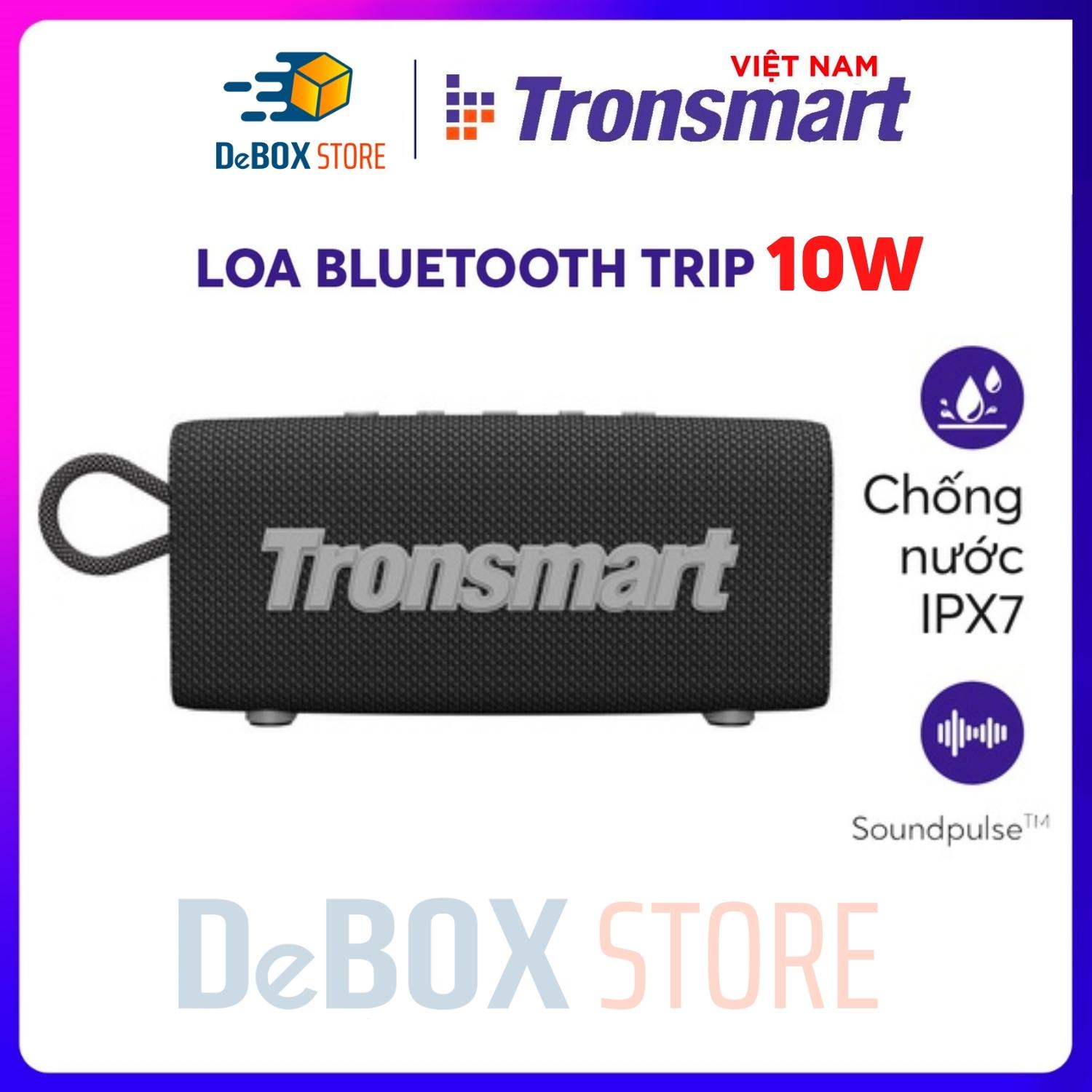 Loa Bluetooth Không Dây Tronsmart Trip Chống nước IPX7 Thời lượng pin 20 giờ, tích hợp Micro - Hàng chính hãng