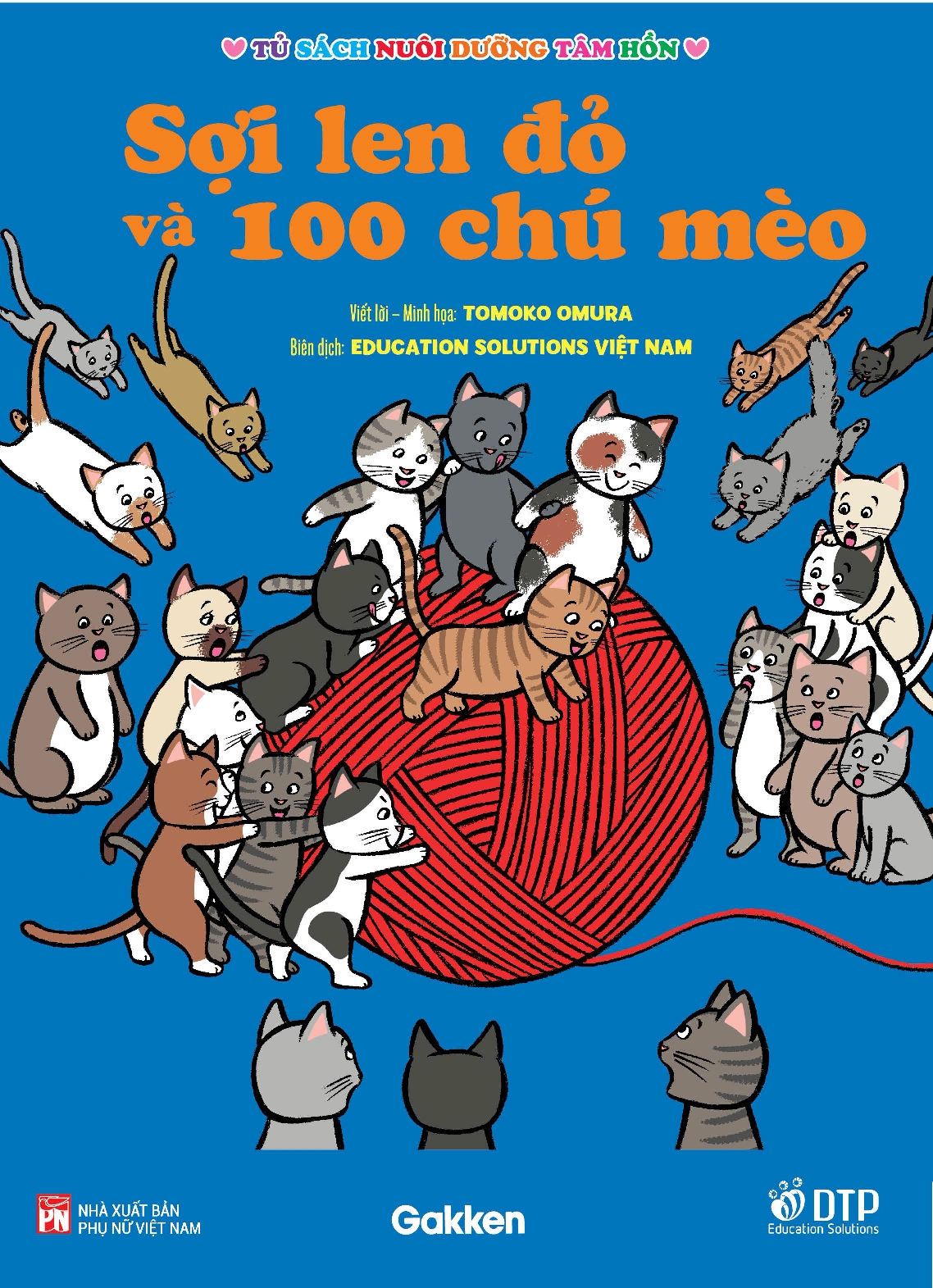 Sách - Sợi len đỏ và 100 chú mèo - Tủ sách nuôi dưỡng tâm hồn