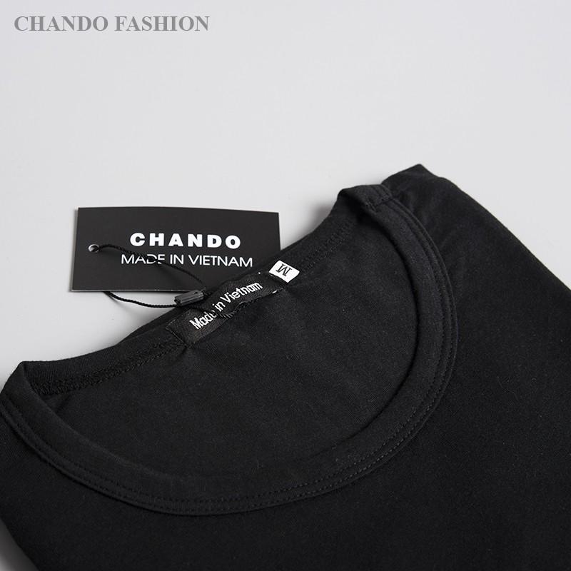 Áo thun nam cộc tay Chando chất vải cotton thấm hút mồ hôi tốt CD02