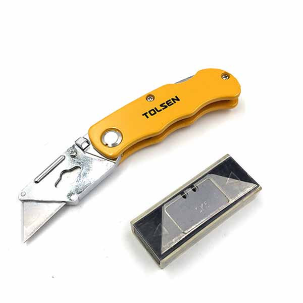 Dao Rọc Giấy Xếp + 5 Lưỡi SK5 Tolsen 30007