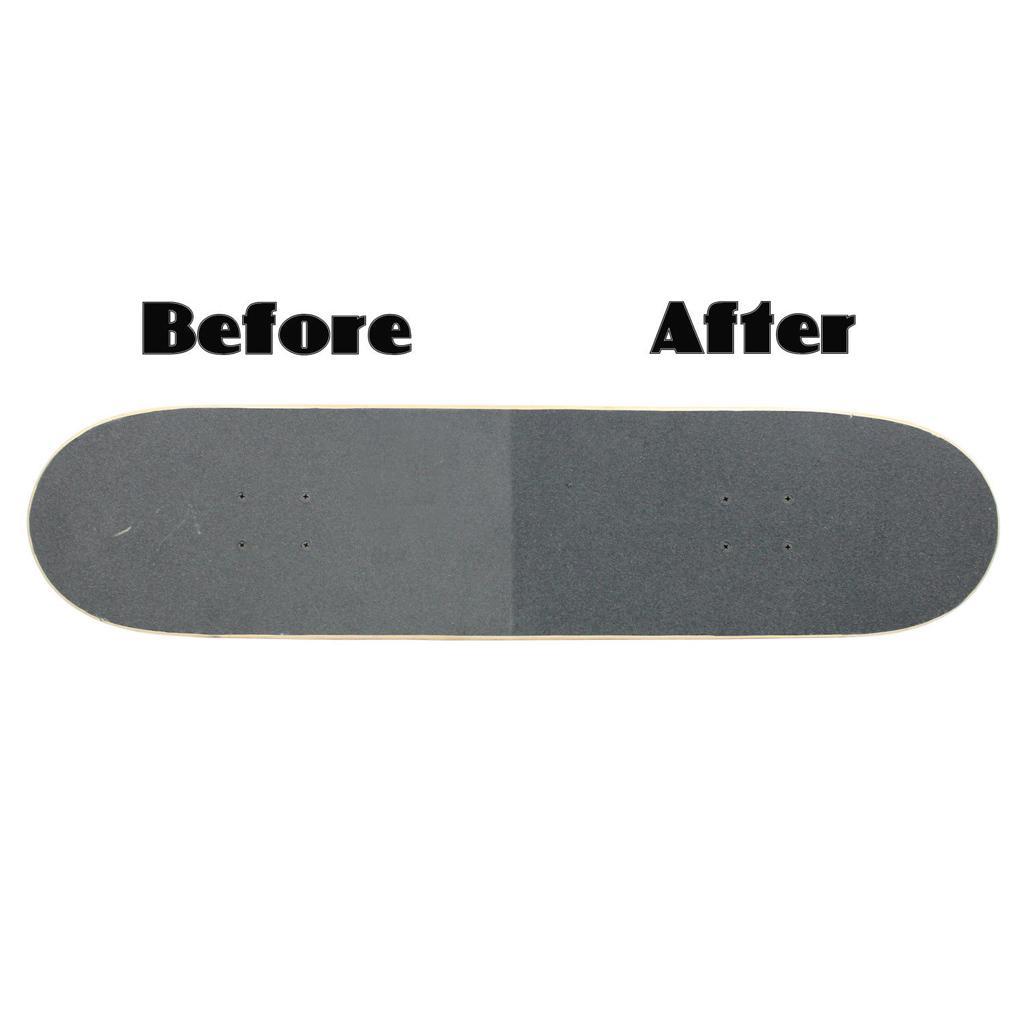 2pcs/set Skateboard Deck Sandpaper Grip Tape Cleaner/Dirt Remover/Eraser