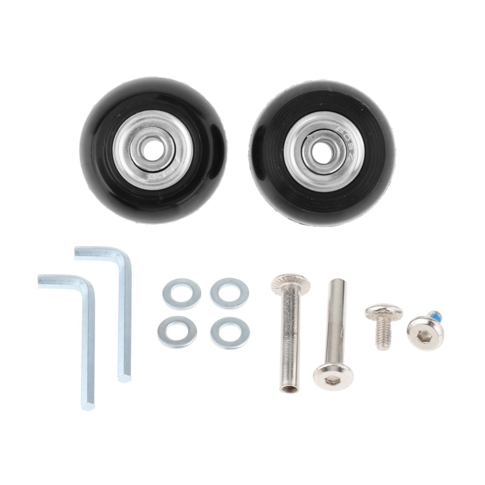 Replacement Suitcase Wheels Flexible Luggage Suitcase Replacement Wheels Set