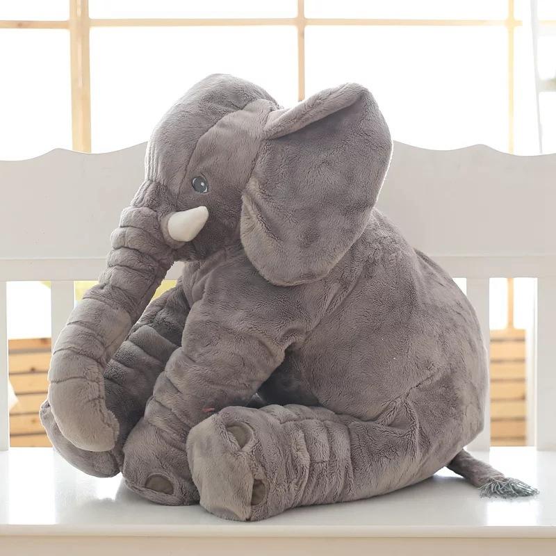 80Cm Sang Trọng Tai Voi Đồ Chơi Cho Bé Ngủ Đệm Lưng Nhồi Bông Mềm Gối Tai Voi Búp Bê Sơ Sinh Thảm Chơi Búp Bê Trẻ Em Quà Tặng Sinh Nhật