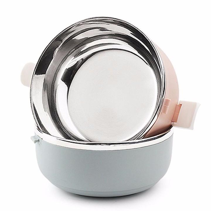 Hộp Cơm 2 Tầng Lúa Mạch Lõi Inox Tiện Dụng - Hàng Chất Lượng