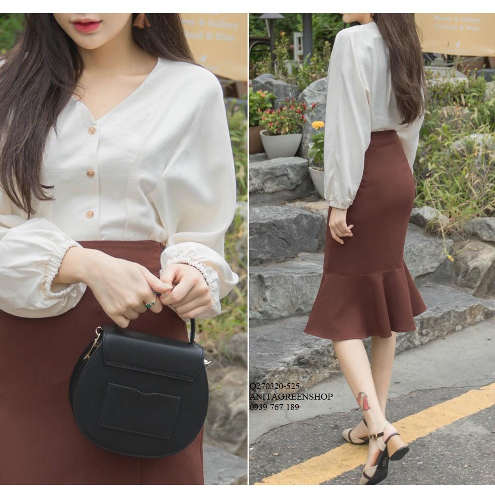Q270320 SET ÁO VÀ CHÂN VÁY CÔNG SỞ