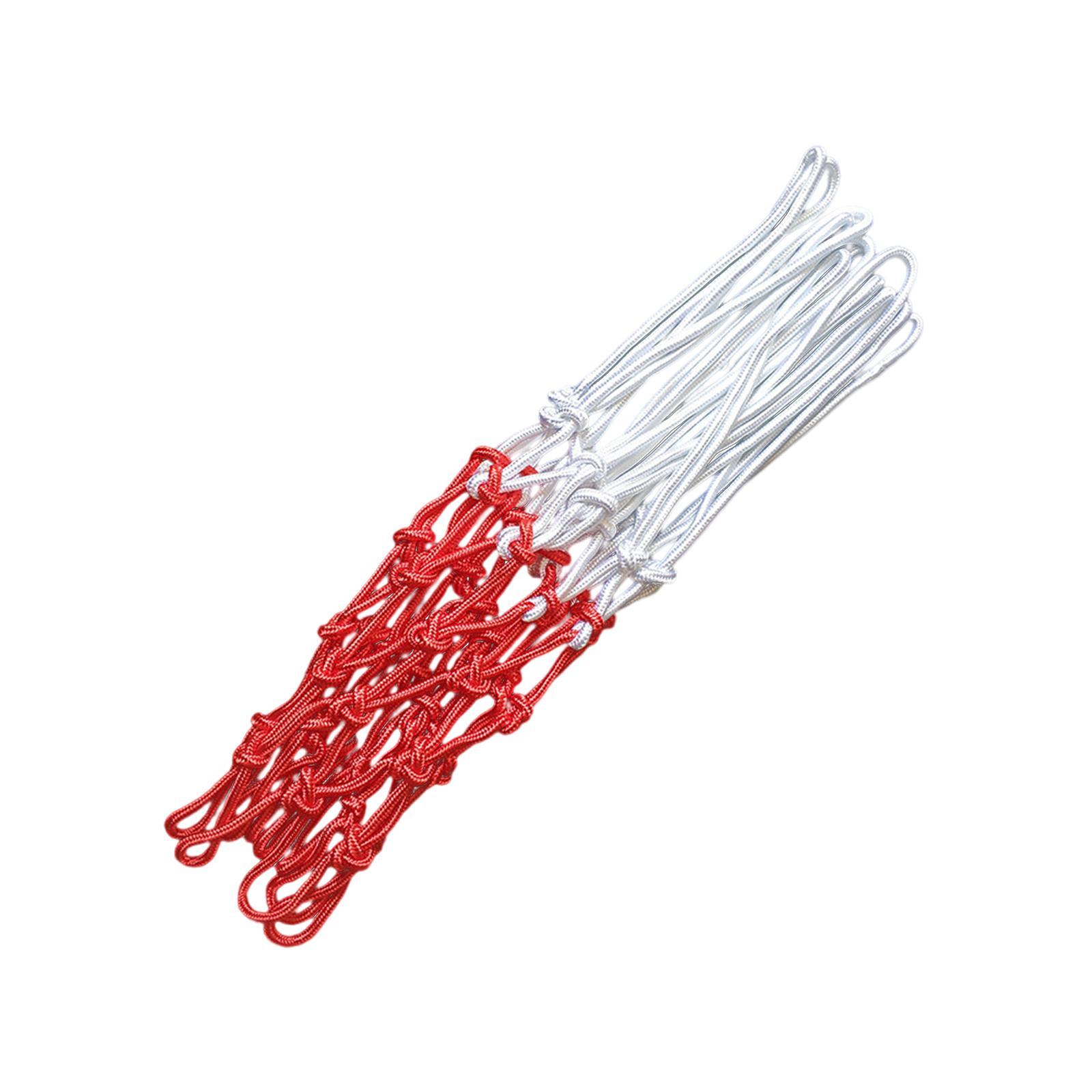 Basketball Nets Sun Protective Rainproof Net Mesh Backboard Components Basketball Rim Nets Replacement Sports Basketball Hoop 12 Loops Rim