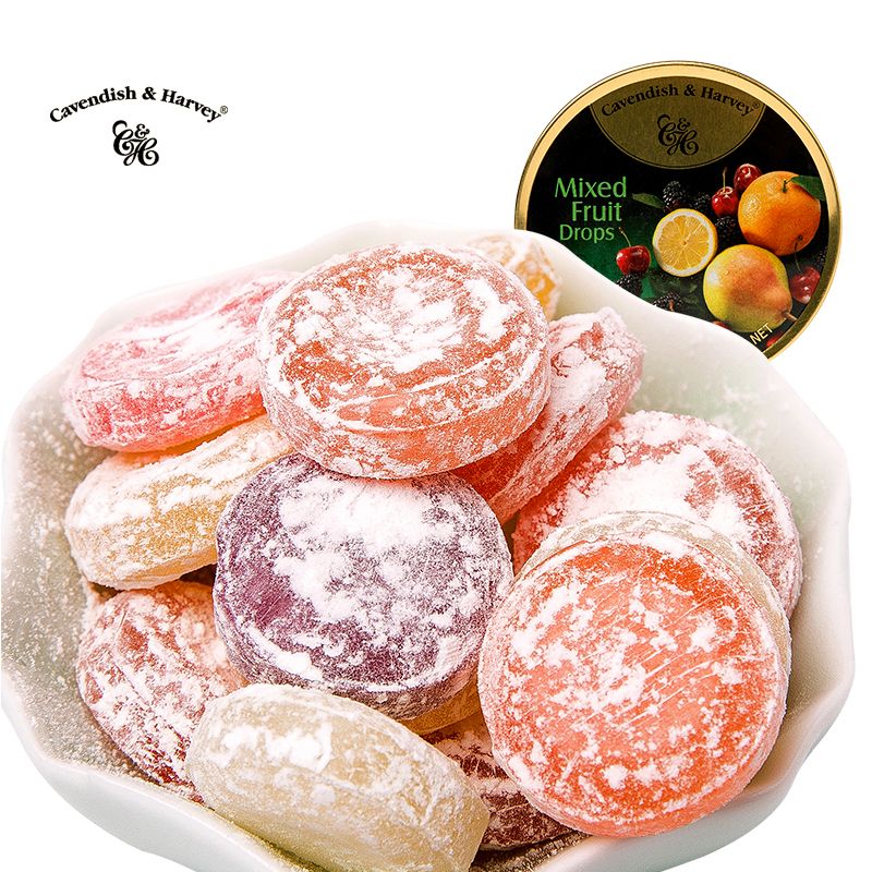Kẹo trái cây Cavendish & Harvey vị Mixed Fruit hộp 200gr