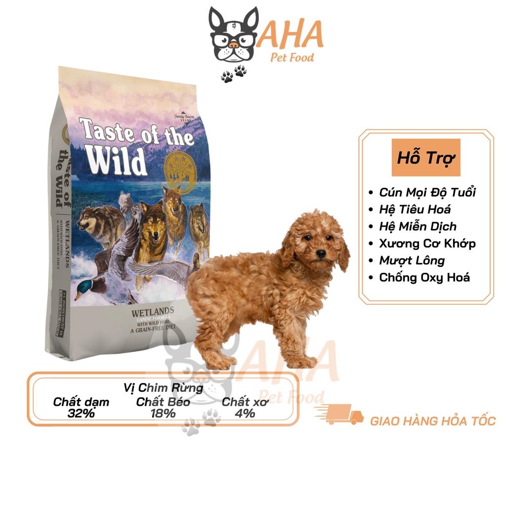 Thức Ăn Cho Chó Poodle Taste Of The Wild Bao 2kg - Wetlands Thịt Chim Rừng, Trái Cây Rau Củ Quả