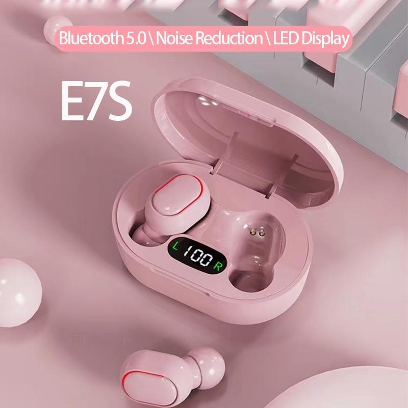 Tai Nghe Nhét Tai E7S Bluetooth 5.0 Không Dây Chống Nước Có Micro Âm Thanh Nổi HiFi Cho iPhone Xiaomi Android