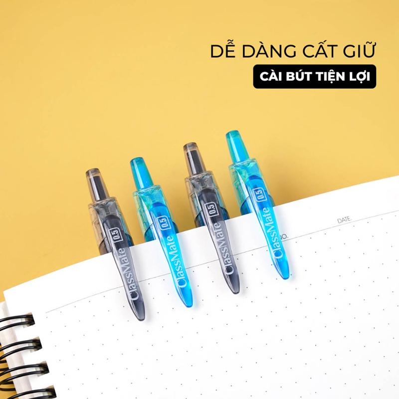 Bút Gel Bấm Basic 0.5 mm - ClassMate CL-GP109D - Mực Đen