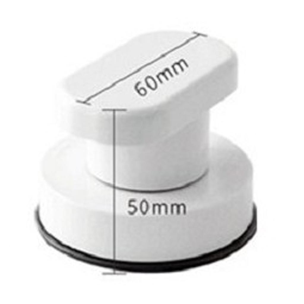 3xStrong Suction Cup Cabinet Handle Glass Door Pull Window Knob Decor Silver S