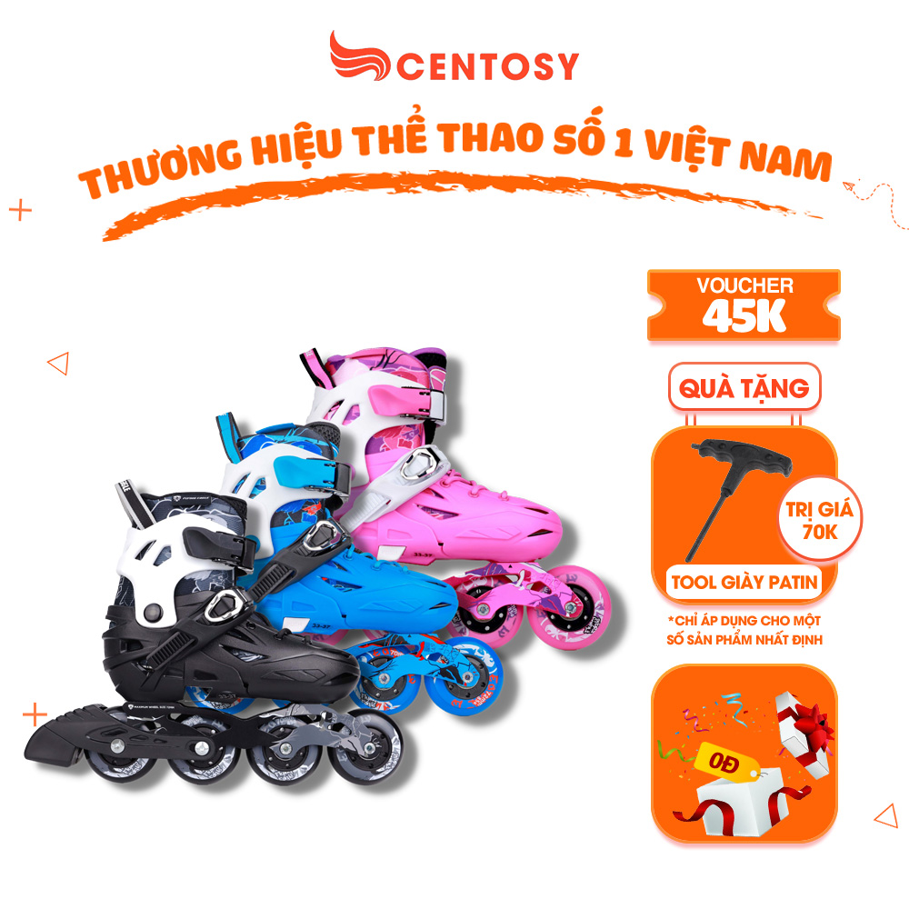 Giày Patin Trẻ Em Cao Cấp Centosy Flying Eagle S5S+New - Form Chắc Chắn, Phanh An Toàn