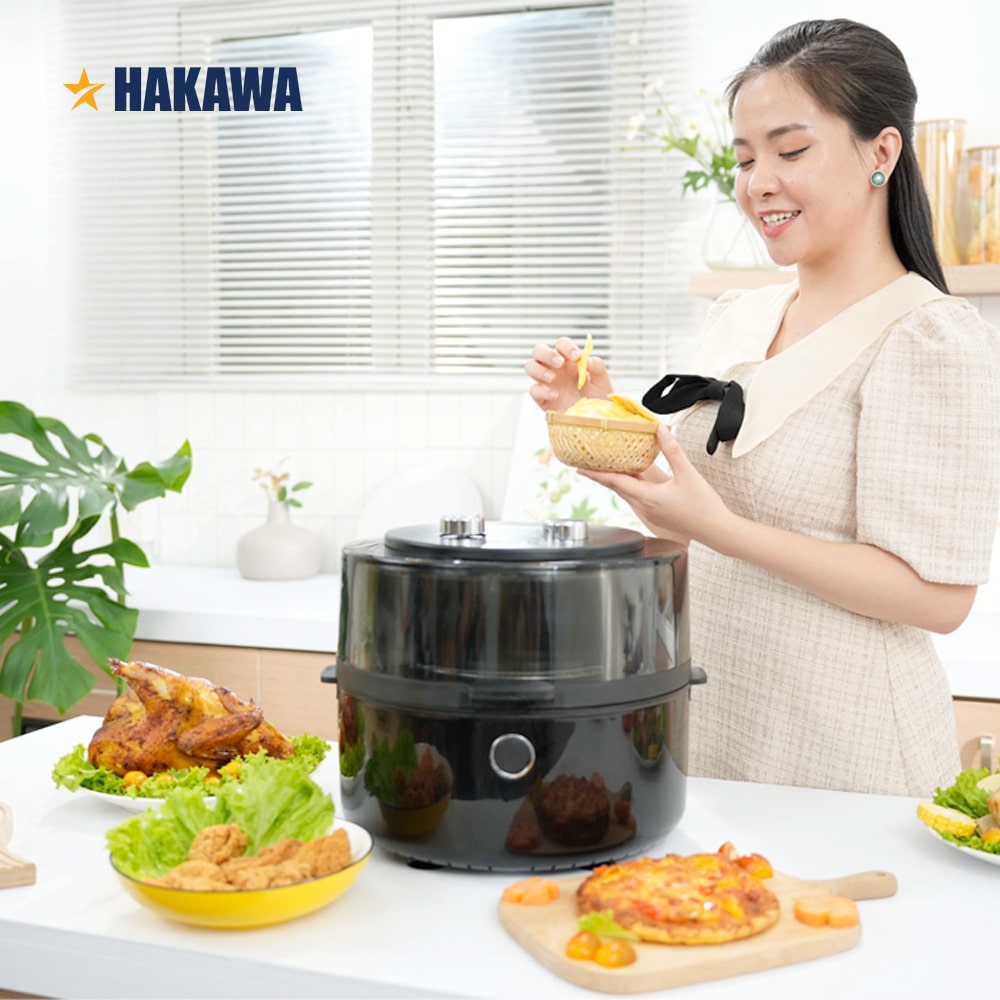 NỒI CHIÊN KHÔNG DẦU HAKAWA HK-AF8L - HÀNH CHÍNH HÃNG HAKAWA