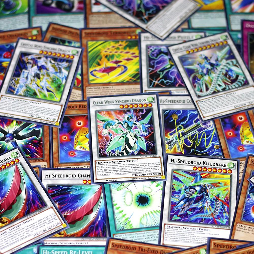 Bài Yugioh ️️ Thẻ bài Yugioh Speedroid Yugo deck 54 lá