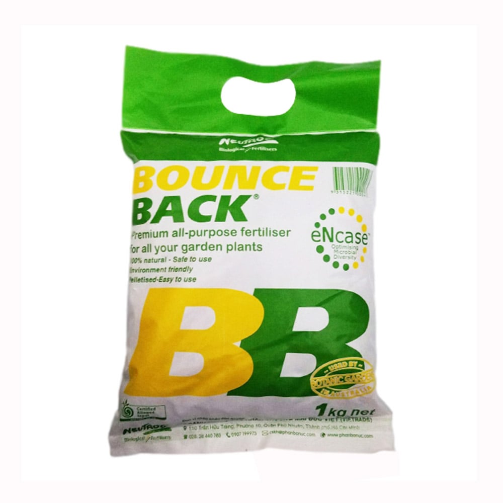 Phân hữu cơ Úc đậm đặc dạng viên BOUNCE BACK túi 1kg