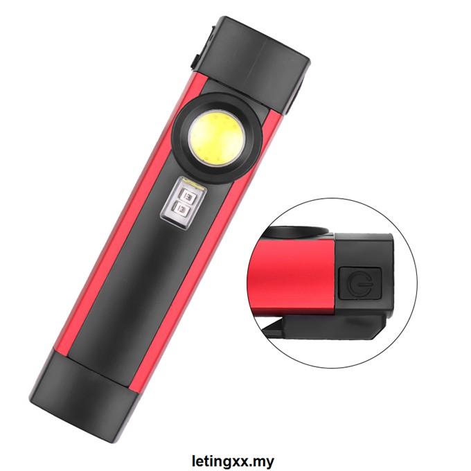 Đèn Led Cob 4 Chế Độ Có Móc Treo Sạc Usb Tiện Dụng