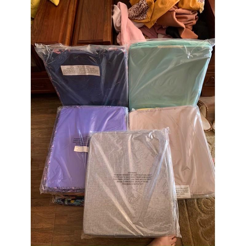 Thùng vải đựng đồ khung sắt giao màu ngẫu nhiên