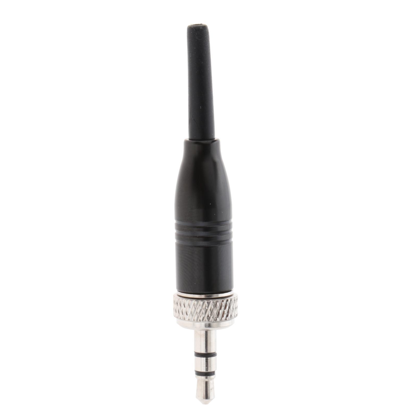 Male 3.5mm Lock Stereo Jack Plug Firm Adapter Stereo for Repair Microphone