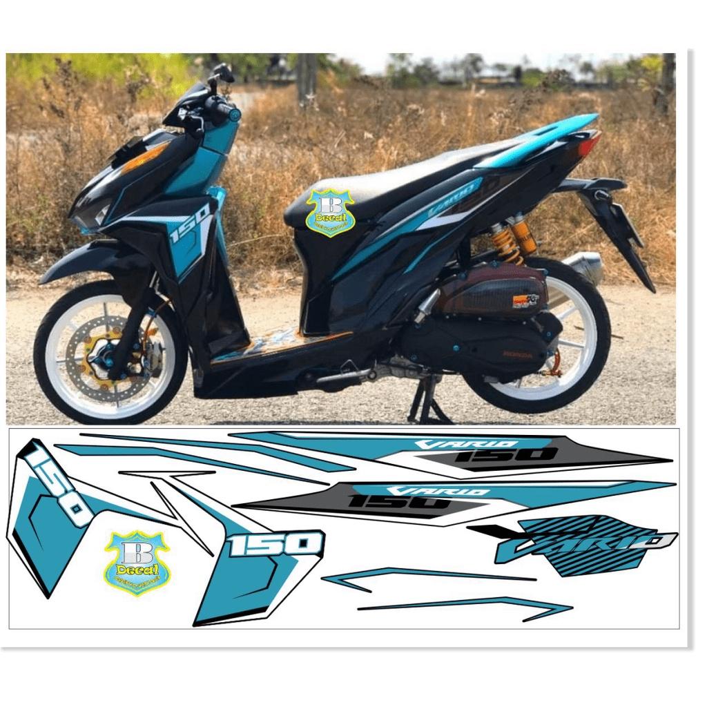 Tem rời vario 150 xanh đen 3