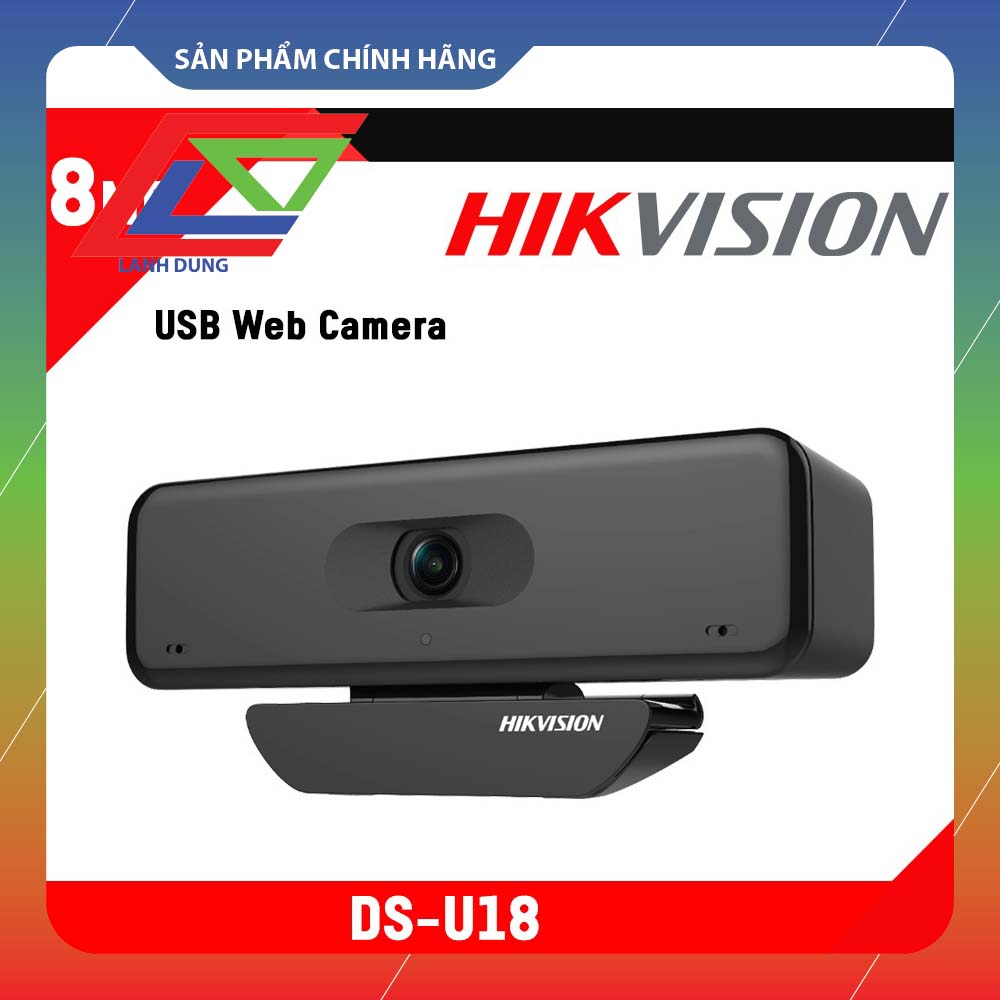 Webcam Hikvision DS-U18  4K (3840 × 2160) - Hàng chính hãng