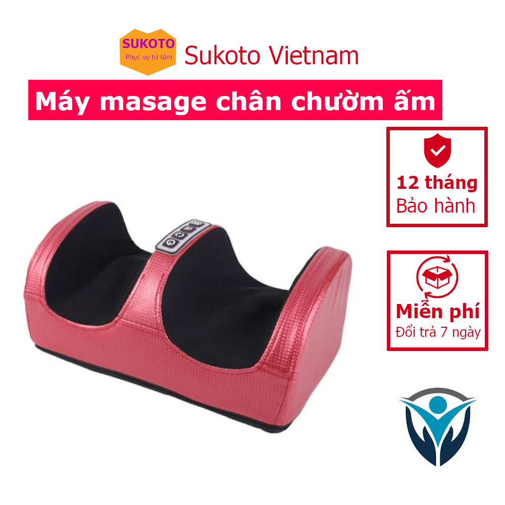 Máy massage chân chườm nóng cao cấp - Chăm sóc đôi chân gia đình - Quà tặng người thân