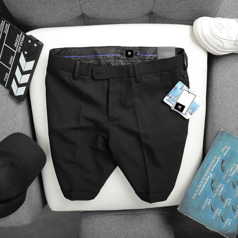 quần short tây nam vải âu