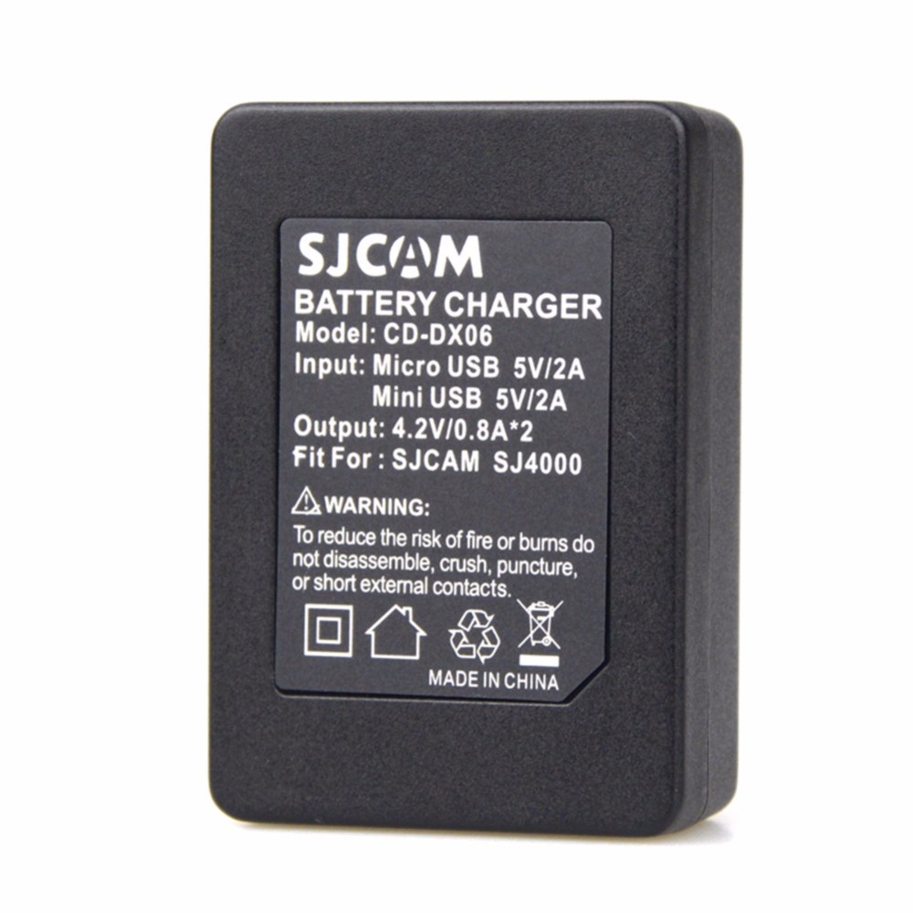 Dock sạc pin đôi cho camera hành động SJCAM, EKEN