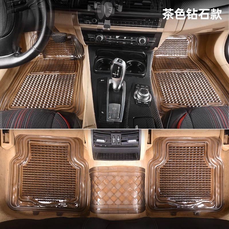 Bộ Thảm Lót Sàn Xe Hơi Bằng Nhựa Pvc Trong Suốt Cho xe 4-5 chỗ Tiện Dụng Thời trang