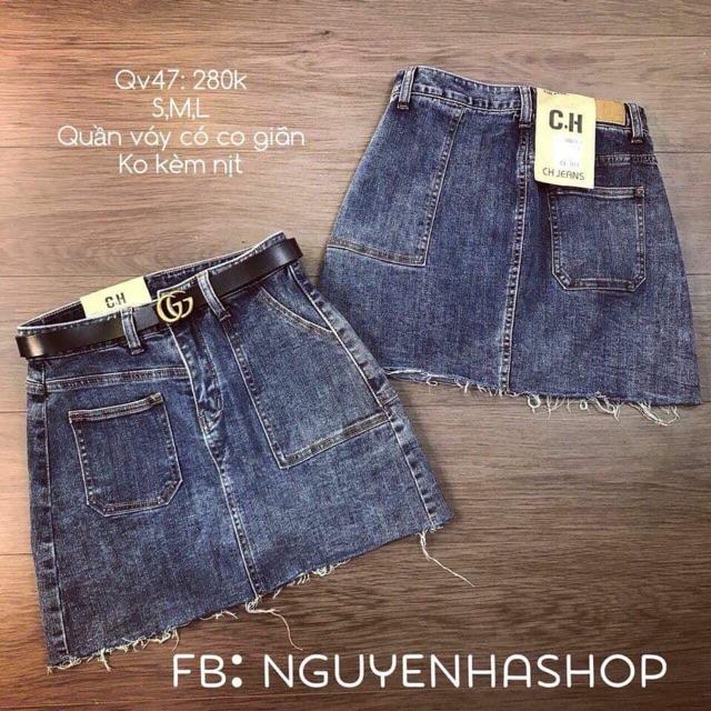 CHÂN VÁY JEANS