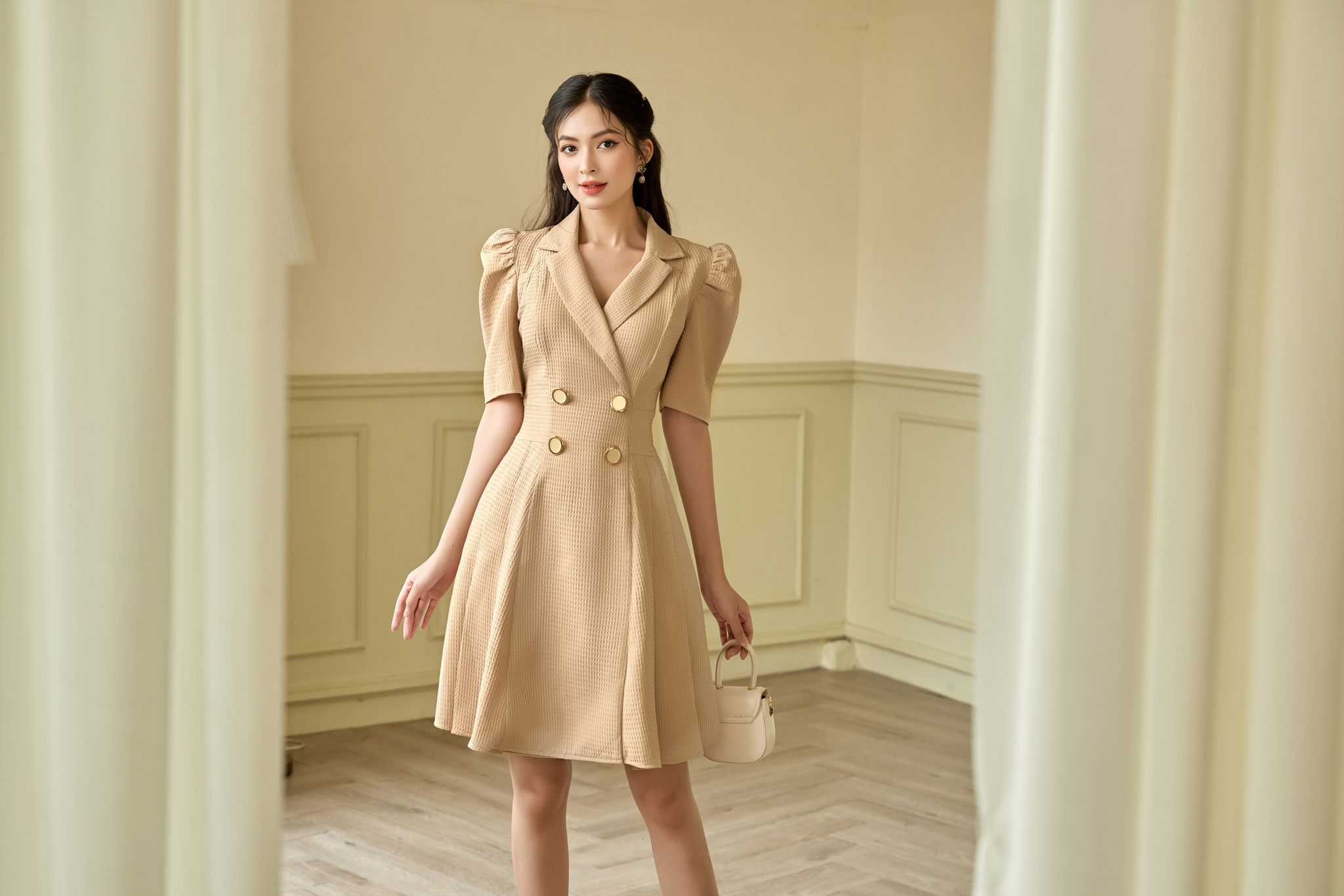 OLV - Đầm Aggie Button Dress