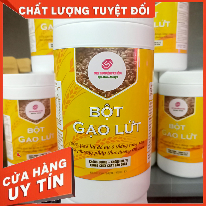 Bột gạo lứt đỏ  Rang xay theo phương pháp thực dưỡng Ohsawa