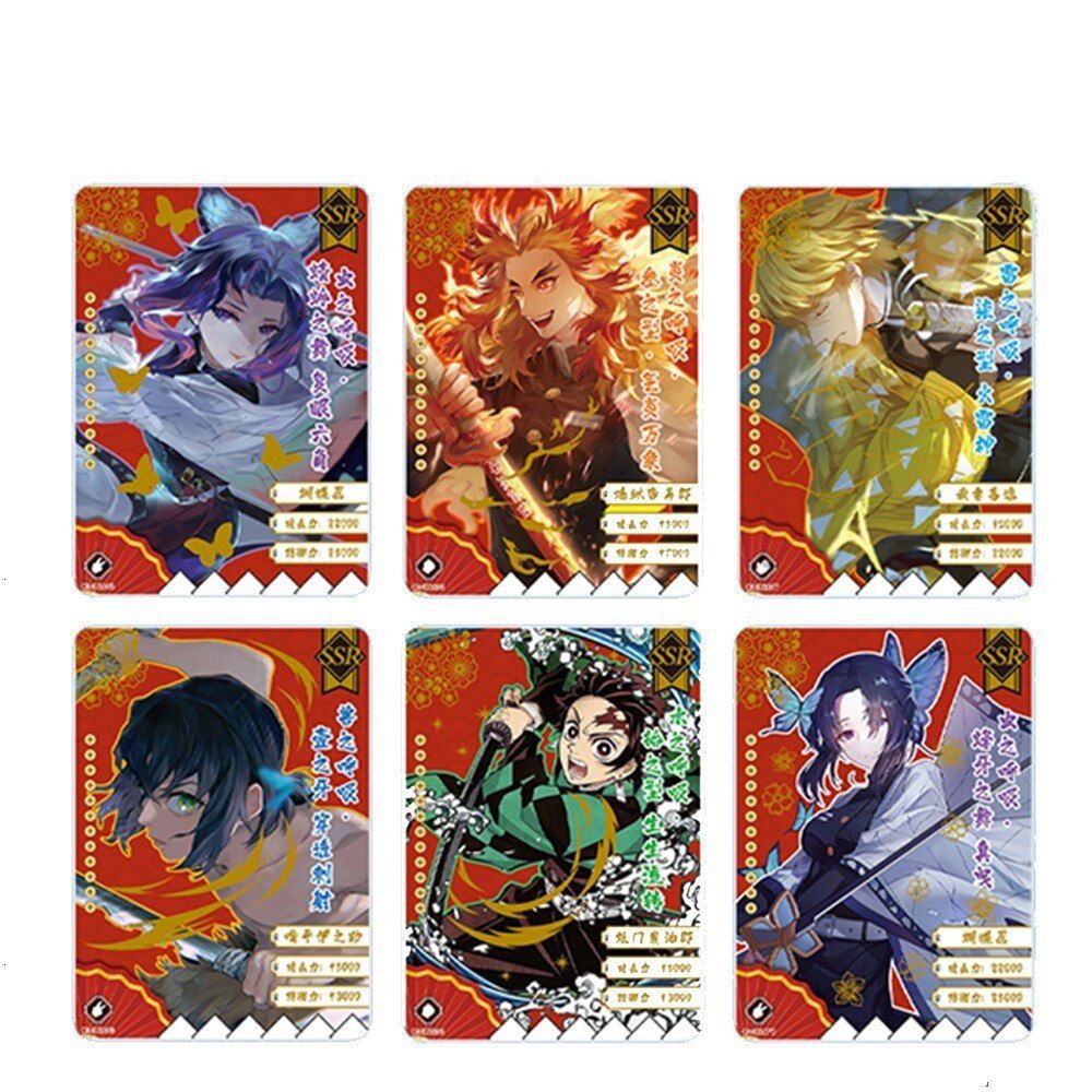 Set 5 ảnh thẻ nhân phẩm Anime Kimetsu No Yaiba ngẫu nhiên Cao Cấp Siêu Đẹp ( ngẫu nhiên 1 pack )