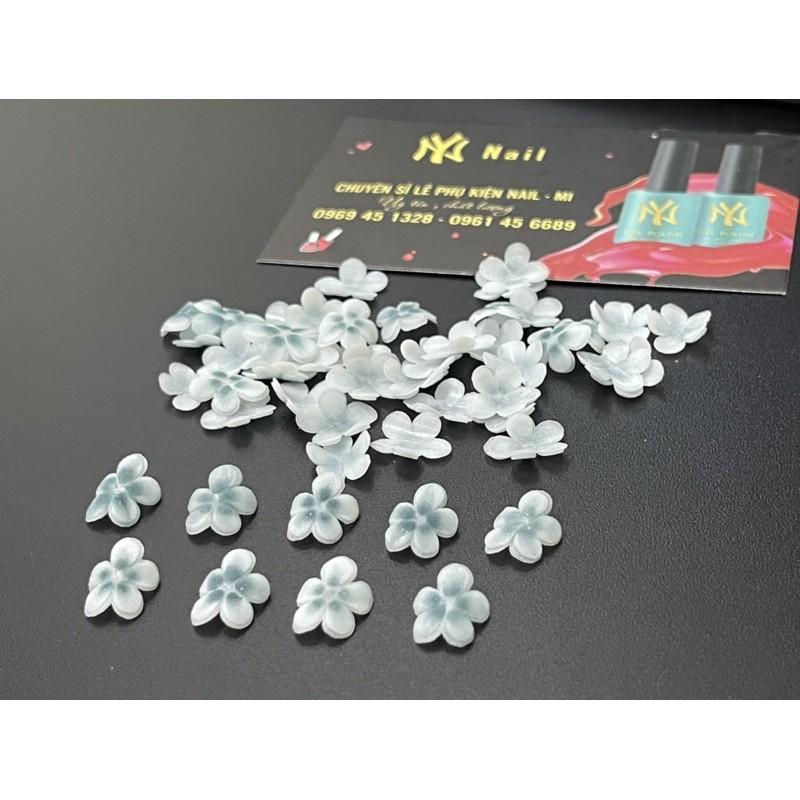 Hoa Bột nail” sét 10 bông Mai đơn”