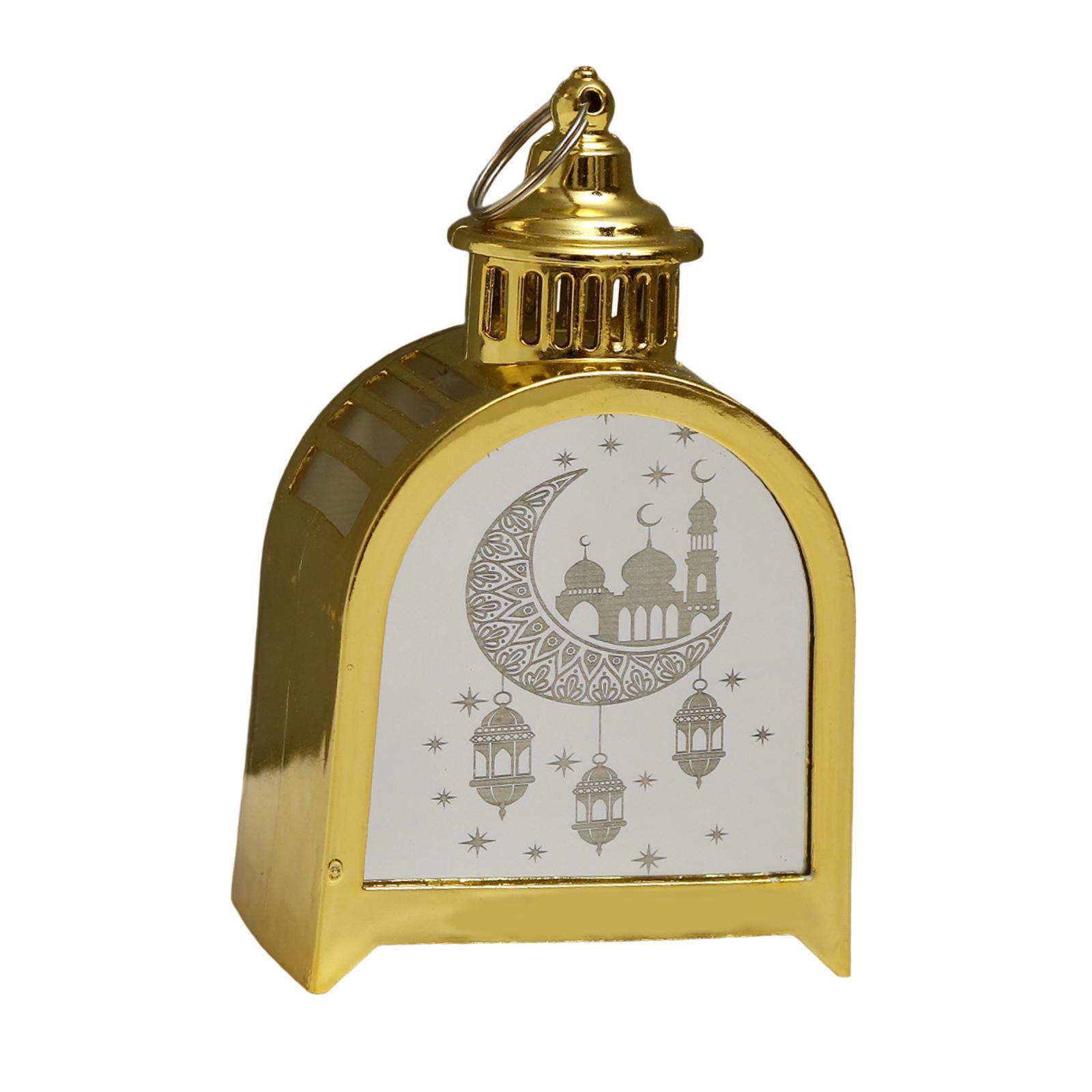 Vintage Style Ramadan Lantern Ornament Wind Lamp for Wedding Patio Yard