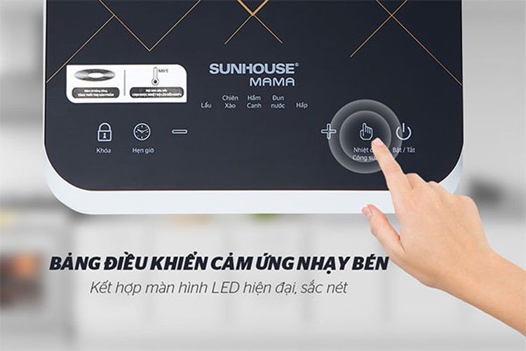 Bếp điện từ cảm ứng Sunhouse Mama SHD6859 - Hàng Chính Hãng