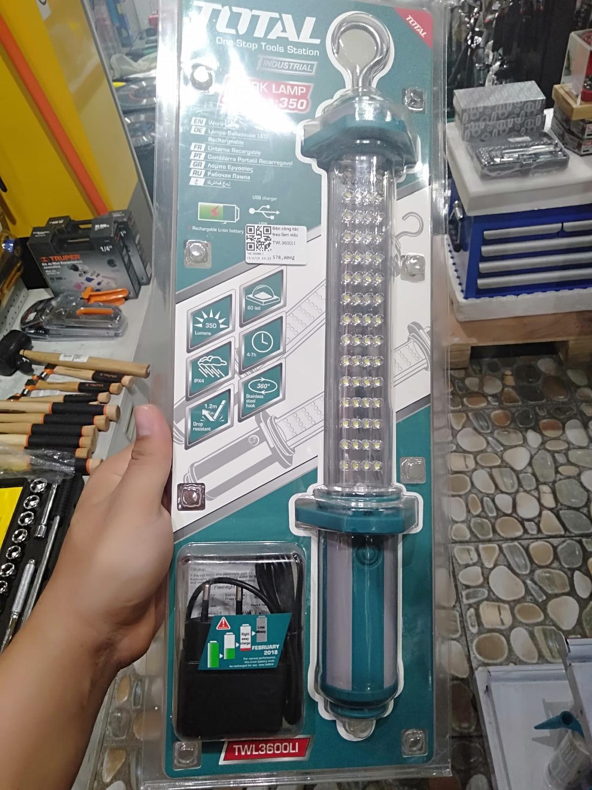 ĐÈN LÀM VIỆC TOTAL TWL3600LI - HÀNG CHÍNH HÃNG