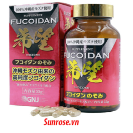 THỰC PHẨM BẢO VỆ SỨC KHỎE VIÊN NANG TẢO MOZUKU FUCOIDAN NOZOMI