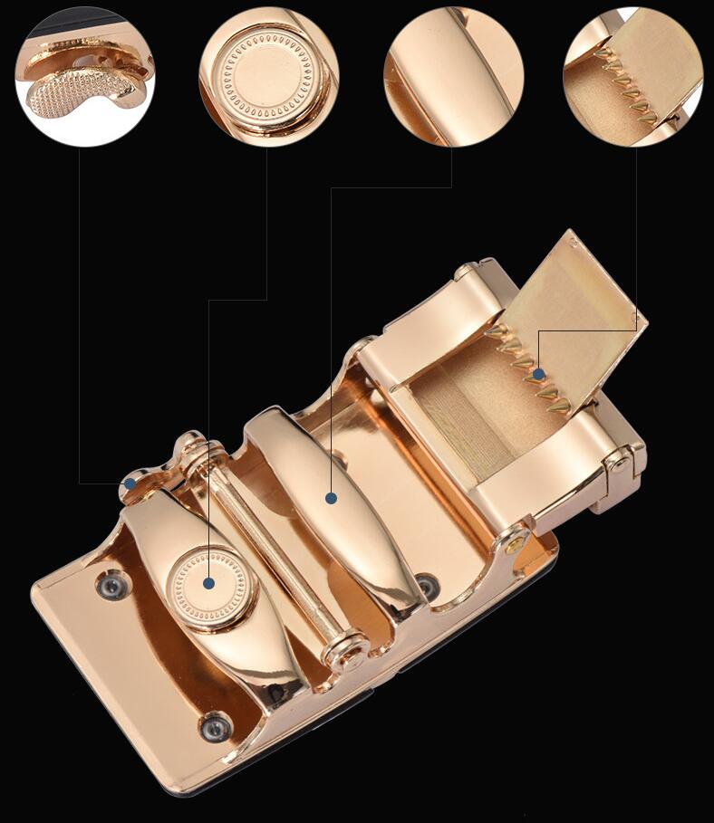 Leather Belt Double-sided Leather Belt Simple
