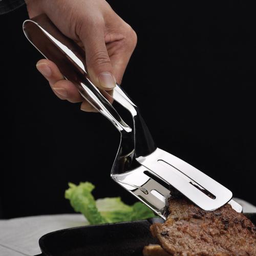 Kẹp Gắp Nóng Thức Ăn Bản To - Kẹp Gắp, Lật Thịt Nướng, Đồ Chiên Rán Inox Đa Năng - Hàng Loại 1