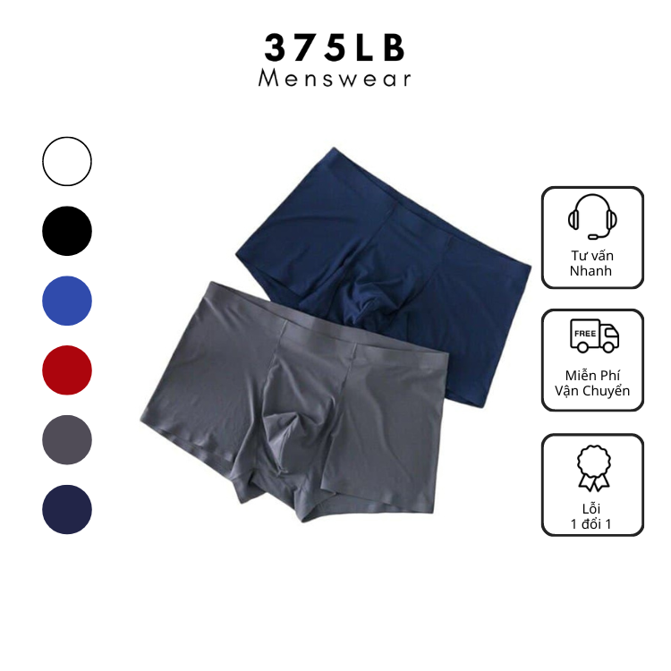 Quần Lót Nam Boxer- Quần sịp đùi Nam chất Thun Lạnh đúc xu Cao Cấp, mặc thoải mái, không bí, thấm hút mồ hôi