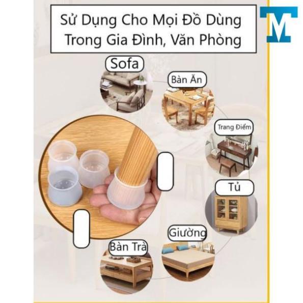 Vỏ bọc chân bàn ghế bằng silicon dày