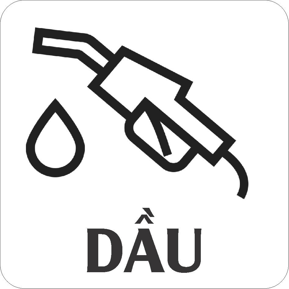 Decal phân biệt xăng dầu cho oto, xe 4 chỗ, xe du lịch oil-2