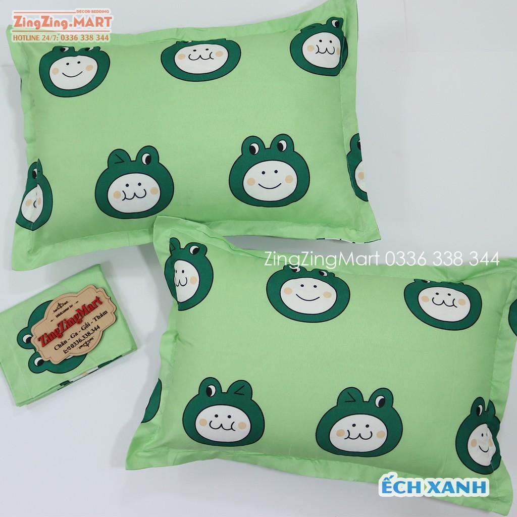 Vỏ gối nằm Cotton poly rẻ (Được chọn mẫu