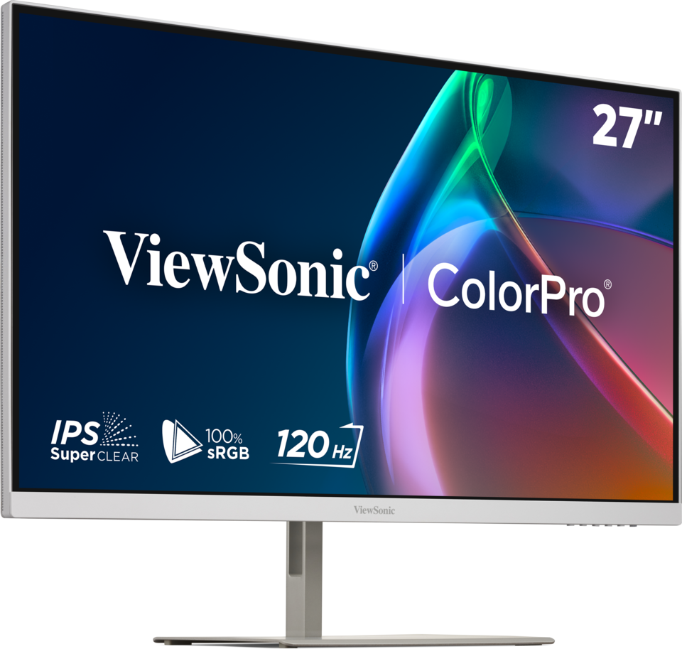 Màn Hình Đồ Hoạ Viewsonic VP2766-2K-W Màu Trắng 27 inch, 120Hz, 2K, QHD, Chứng nhận Pantone Validated, USB-C 90W - Hàng Chính Hãng
