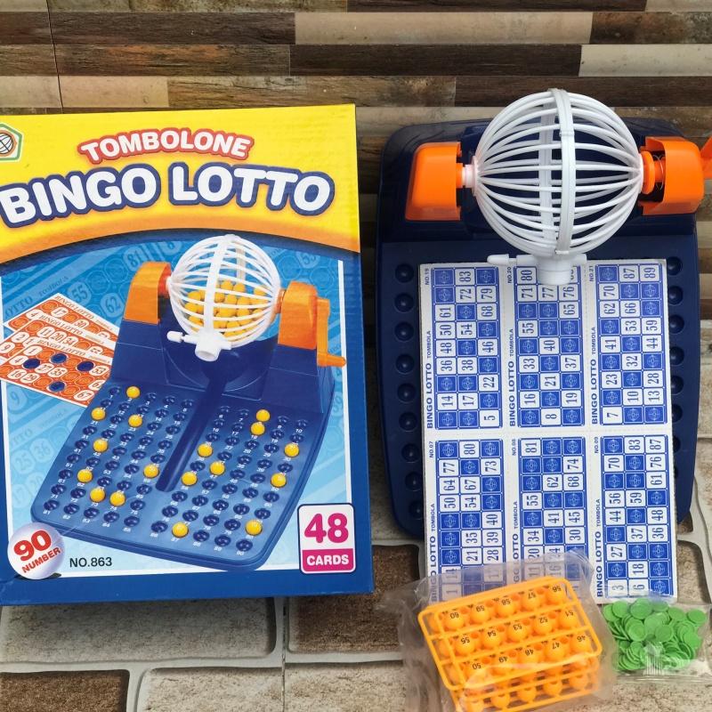 Đồ chơi TẾT - Lô Tô Loto Bingo 90 số - 48 thẻ .