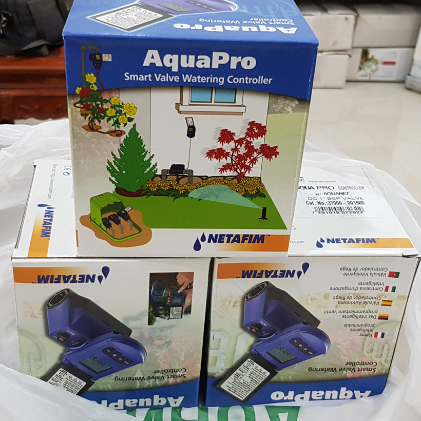 Bộ Điều Khiển Hẹn Giờ Tưới Tự Động Aquapro Sử Dụng Pin